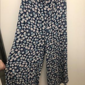 Madewell Pull-On cropped pants French floral